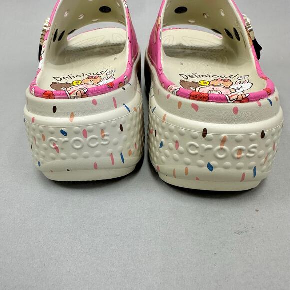 Crocs‎ Line Friends x Stomp Slide 'Petit Sweets' stomp slide sandals size 8 - Picture 12 of 16